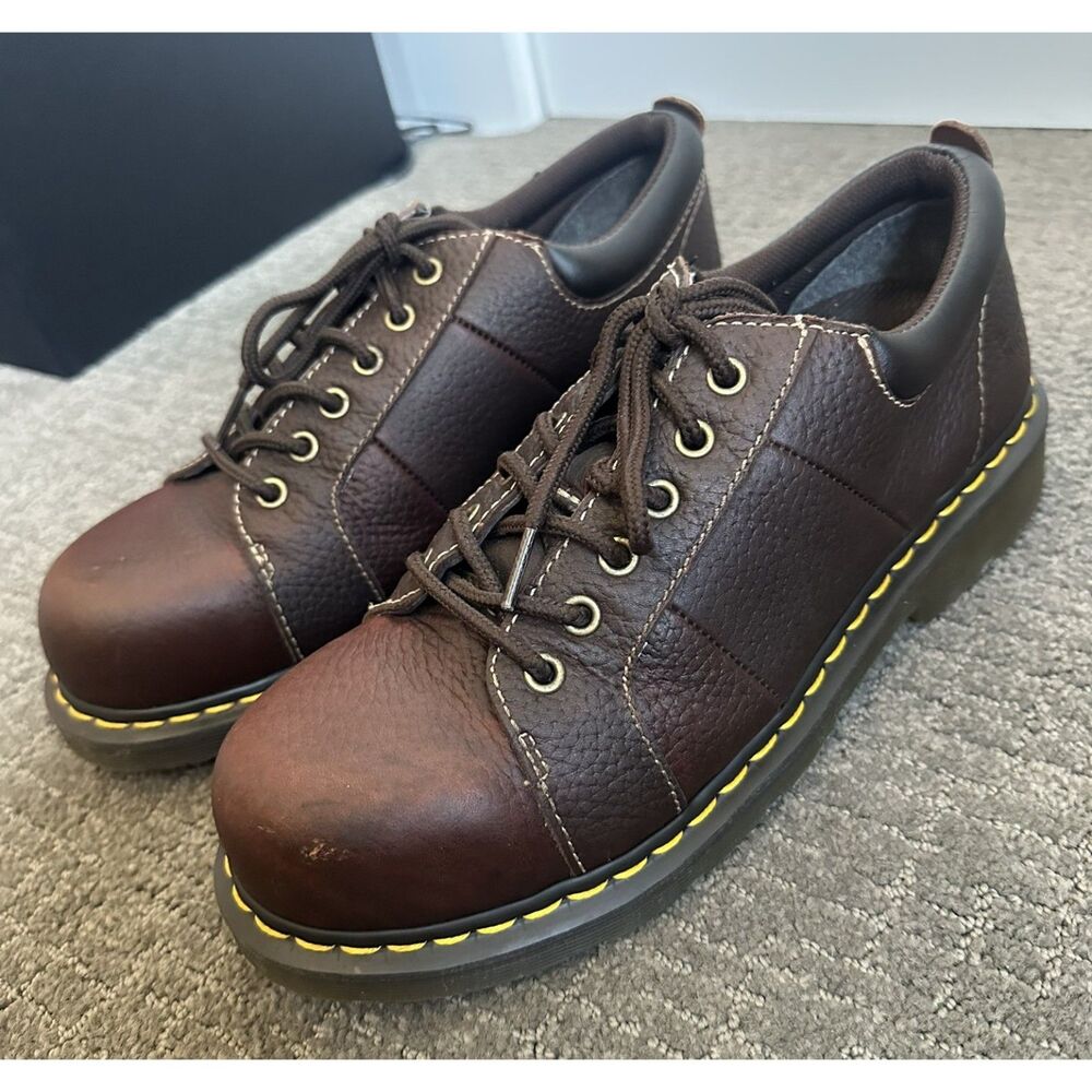 Dr. Martens Women's 10 Mila Steel Toe Shoes Grunge 90's, Y2K, Workwear, Gorpcore